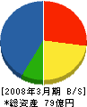 扶洋 貸借対照表 2008年3月期 扶洋 貸借対照表 2008年3月期