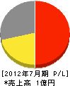 関建設 損益計算書 2012年7月期 関建設 損益計算書 2012年7月期