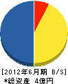 進興設備 貸借対照表 2012年6月期 進興設備 貸借対照表 2012年6月期