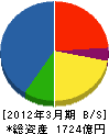 新日鉄エンジニアリング 貸借対照表 2012年3月期 新日鉄エンジニアリング 貸借対照表 2012年3月期