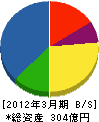 JPハイテック 貸借対照表 2012年3月期 JPハイテック 貸借対照表 2012年3月期