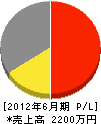 江北建設 損益計算書 2012年6月期 江北建設 損益計算書 2012年6月期