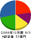 ワッティー 貸借対照表 2008年12月期 ワッティー 貸借対照表 2008年12月期