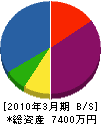 オカヨシ 貸借対照表 2010年3月期 オカヨシ 貸借対照表 2010年3月期