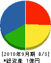 松嶋建設工業 貸借対照表 2010年9月期 松嶋建設工業 貸借対照表 2010年9月期