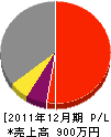 丸進建設 損益計算書 2011年12月期 丸進建設 損益計算書 2011年12月期