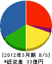 トーヨーマテラン 貸借対照表 2012年3月期 トーヨーマテラン 貸借対照表 2012年3月期