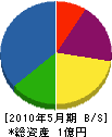 イッシン 貸借対照表 2010年5月期 イッシン 貸借対照表 2010年5月期