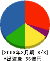 西武造園 貸借対照表 2009年3月期 西武造園 貸借対照表 2009年3月期