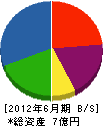 みかど産業 貸借対照表 2012年6月期 みかど産業 貸借対照表 2012年6月期