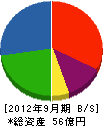 城口研究所 貸借対照表 2012年9月期 城口研究所 貸借対照表 2012年9月期