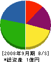 羽田建設 貸借対照表 2008年9月期 羽田建設 貸借対照表 2008年9月期