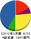 NECネッツエスアイ 貸借対照表 2012年3月期 NECネッツエスアイ 貸借対照表 2012年3月期