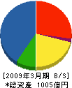 ダイダン 貸借対照表 2009年3月期 ダイダン 貸借対照表 2009年3月期
