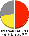 1田塗装 損益計算書 2012年6月期 1田塗装 損益計算書 2012年6月期