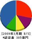 日特建設 貸借対照表 2009年3月期 日特建設 貸借対照表 2009年3月期