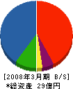 太平洋ソイル 貸借対照表 2008年3月期 太平洋ソイル 貸借対照表 2008年3月期