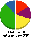 コトブキ設備 貸借対照表 2012年5月期 コトブキ設備 貸借対照表 2012年5月期