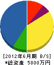 明彩工業 貸借対照表 2012年6月期 明彩工業 貸借対照表 2012年6月期