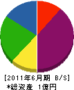 共同土木 貸借対照表 2011年6月期 共同土木 貸借対照表 2011年6月期