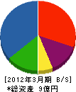 理化 貸借対照表 2012年3月期 理化 貸借対照表 2012年3月期
