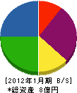 幸栄工業 貸借対照表 2012年1月期 幸栄工業 貸借対照表 2012年1月期