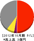 輪田道路 損益計算書 2012年10月期 輪田道路 損益計算書 2012年10月期