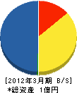 新栄 貸借対照表 2012年3月期 新栄 貸借対照表 2012年3月期