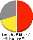 植忠 損益計算書 2012年6月期 植忠 損益計算書 2012年6月期