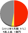 大昭和建設 損益計算書 2012年5月期 大昭和建設 損益計算書 2012年5月期