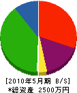 山吉工業 貸借対照表 2010年5月期 山吉工業 貸借対照表 2010年5月期