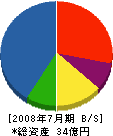 丸栄産業 貸借対照表 2008年7月期 丸栄産業 貸借対照表 2008年7月期