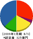三晃空調 貸借対照表 2009年3月期 三晃空調 貸借対照表 2009年3月期