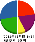 鎌田メンテナンス 貸借対照表 2012年12月期 鎌田メンテナンス 貸借対照表 2012年12月期