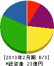 マグナ通信工業 貸借対照表 2013年2月期 マグナ通信工業 貸借対照表 2013年2月期