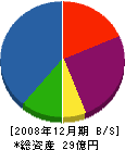 中央理化工業 貸借対照表 2008年12月期 中央理化工業 貸借対照表 2008年12月期