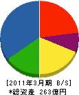 ニッタン 貸借対照表 2011年3月期 ニッタン 貸借対照表 2011年3月期