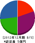 マクテック 貸借対照表 2012年12月期 マクテック 貸借対照表 2012年12月期