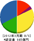 PFU 貸借対照表 2012年3月期 PFU 貸借対照表 2012年3月期