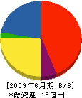 東海工業 貸借対照表 2009年6月期 東海工業 貸借対照表 2009年6月期