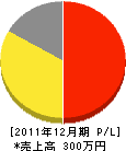 免田水道設備 損益計算書 2011年12月期 免田水道設備 損益計算書 2011年12月期