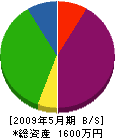 高橋組 貸借対照表 2009年5月期 高橋組 貸借対照表 2009年5月期