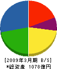 東邦亜鉛 貸借対照表 2009年3月期 東邦亜鉛 貸借対照表 2009年3月期