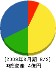 井出電気 貸借対照表 2009年3月期 井出電気 貸借対照表 2009年3月期