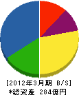 東電環境エンジニアリング 貸借対照表 2012年3月期 東電環境エンジニアリング 貸借対照表 2012年3月期