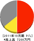 田村エンジニアリング 損益計算書 2011年10月期 田村エンジニアリング 損益計算書 2011年10月期
