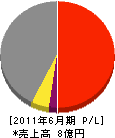 協和産業 損益計算書 2011年6月期 協和産業 損益計算書 2011年6月期