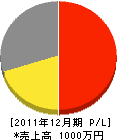 南重機建設 損益計算書 2011年12月期 南重機建設 損益計算書 2011年12月期