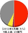 丸十工業 損益計算書 2012年8月期 丸十工業 損益計算書 2012年8月期