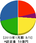 カナエ 貸借対照表 2013年1月期 カナエ 貸借対照表 2013年1月期